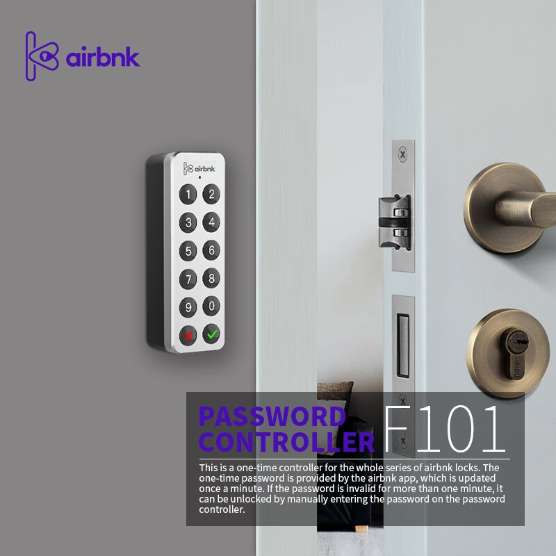 Airbnk F101 Passwork Pad 암호 인식 장치 M500 M300 스마트 잠금 장치 용 도어 액세스 제어 시스템